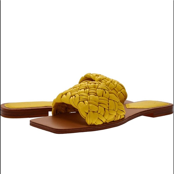 Marc Fisher Shoes - Marc Fisher NIB Reanna Slide Yellow Sandal